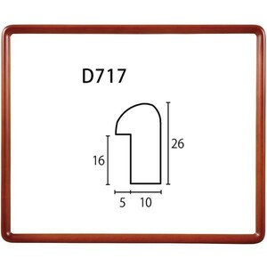 デッサン用額縁 木製フレーム D717 アクリル付 四ッ切