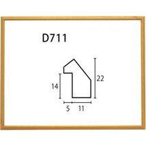 OA額縁 ポスターパネル 木製フレーム D711 A4_画像1