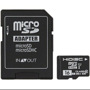 新品HIDISC microSDHCメモリカード 16GB Class10