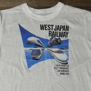 JR西日本 Tシャツ (リニアモーターカー SLやまぐち号 新幹線 マリンライナー)