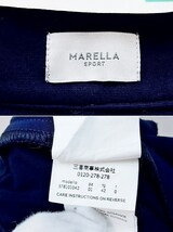 MARELLA SPORT マレーラスポーツ ストレッチ　フレア　九分丈パンツ J：42 ネイビー_画像6