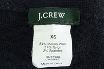 J.CREW ジェイクルー ドロップショルダー ウール ニットワンピース XS 黒_画像3