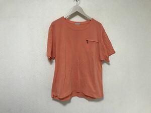 本物インターメッツォINTERMEZZOコットン半袖Tシャツインナーメンズビジネススーツアメカジサーフミリタリーオレンジゴルフスポーツ2L