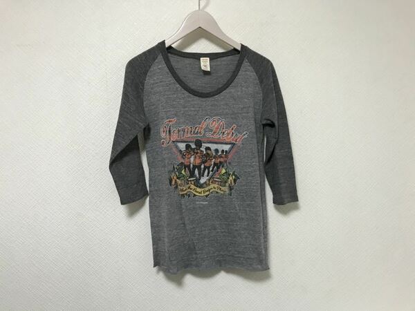 本物イチナナキュウ/ダブルジー179/WGプリント長袖TシャツレディースビジネスアメカジサーフグレーバンTロックフリー