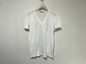 本物ニールバレットNIELBARRETTコットンVネックプリント半袖TシャツメンズミリタリービジネススーツアメカジサーフSイタリア製