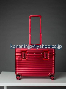  ultimate beautiful goods * aluminium suitcase 20 inch aluminium wheels trunk trunk small size travel supplies TSA lock Carry case carry bag machine inside bringing in 
