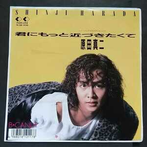 レコード　見本盤　原田真二　君にもっと近づきたくて　1987