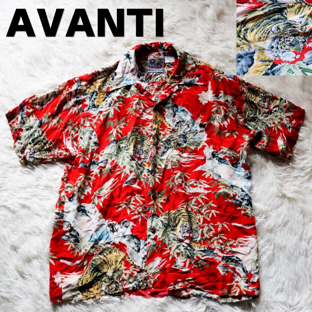 菅田将暉 着用✨ AVANTI SILK アバンティ シルク アロハシャツ 総柄
