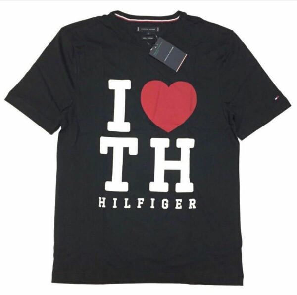 SALE 値札付き 定価6,050円 Ｍ 新品 正規 トミーヒルフィガー BIG LOVE Tシャツ ゆったり目 ユニセックス 