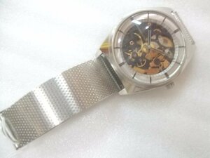 1970s珍品モデルシチズン自動巻腕時計両面スケルトン（OH済、純正ガラス交換済）　U125