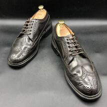 BB95 REGAL リーガル Imperial Grade Genuine Shell Cordovan コードバン ビジネスシューズ ウイングチップ 25.0cm ブラウン 焦茶 革靴_画像3