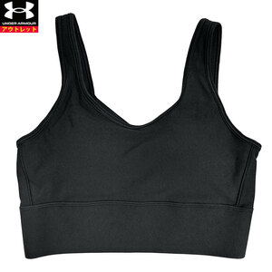  Under Armor new goods lady's sports bra 1315715 001 M black low impact yoga sports bra let spo bla