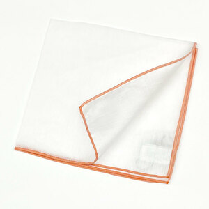 SIMONNOT GODARDsi mono go Dahl new goods * outlet cotton linen piping chief France made 32×32cm orange 