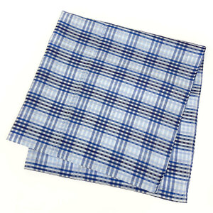 SIMONNOT GODARDsi mono go Dahl new goods * outlet chief cotton cotton 100% France made 70×70cm blue large size handkerchie 