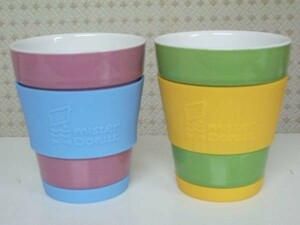  Mister Donut not for sale * mistake do* colorful tumbler * pink × blue only * ceramics made 
