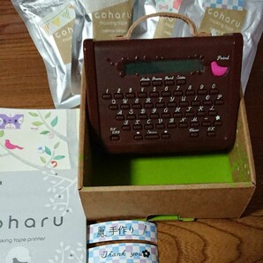こはる coharu 本体+テープ4種類 マスキングテープ テプラ KING JIM