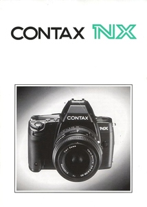 Contax Contax NX owner manual original version ( new same beautiful goods )