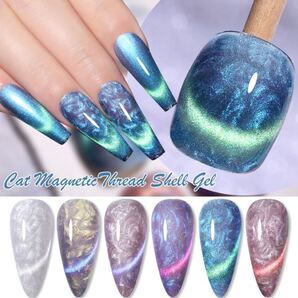 Lily Cute sell thread gel キャッツアイ マグネットジェル 全6色