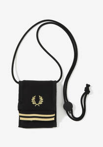 FRED PERRY フレッドペリー ネックポーチ Pique Neck Pouch 新品 日本製 チケットホルダー アクセサリー 雑貨