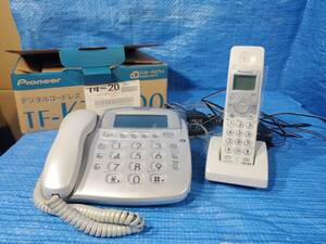 [値下げ] ★upbd 美品 Pioneer パイオニア TF-KZ2600 デジタルコードレス留守番電話機 子機のバッテリー切れ
