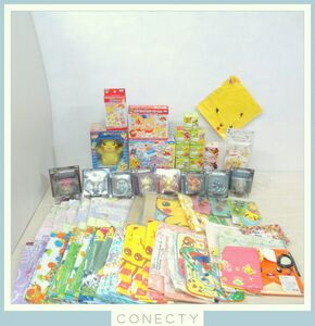 良品 ポケモン グッズ大量セット/ちびきゅん フィギュア/タオル/チャーム/ストラップ/シールメーカー/おえかきピカチュウ 他【D4【S4