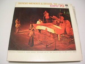 ●BRASIL BOSSA NOVA LP●SERGIO MENDES & BRASIL '66 / LIVE AT THE EXPO '70