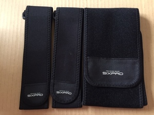 SIXPAD シックスパッド TRAINING GEAR トレーニングギア 3本 (未使用品)