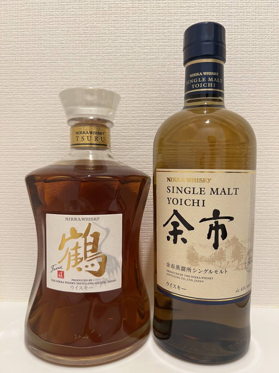 ヤフオク! -「ニッカウヰスキー鶴」(飲料) の落札相場・落札価格