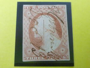 22L A N6 America stamp the first period 1875 year SC#10 3c used [SC appraisal $185]