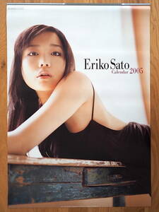 2005 year Sato Eriko calendar unused storage goods 
