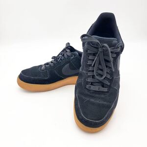 NIKE AIR FORCE 1 07 LV8 SUEDE エアフォースワン スエード ブラック AA1117-001 27cm AF1 スニーカー【NK8662】