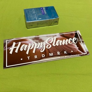 HAPPY STANCE ★10★ バンパー　ステッカー USDM　ハッピースタンス