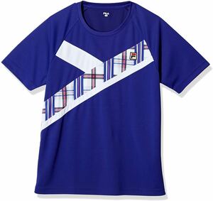 FILA フィラ テニスウェア 半袖Tシャツ VM5477 ブルー(青) メンズ ２サイズ 新品