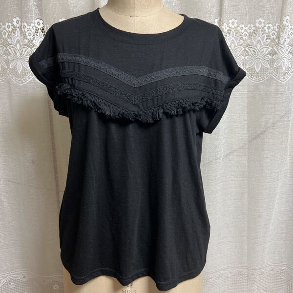 Broderie & Co トップス カットソー 黒