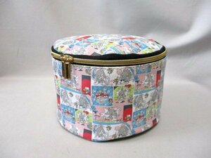 [O634] Tom . Jerry раунд vanity сумка * комикс рисунок W19.5cm