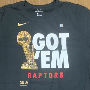 NBA ラプターズ 優勝記念　NIKE Tシャツ　Lサイズ　新品未使用