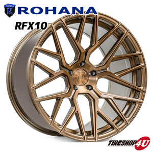 正規品 4本セット ロハナ Rohana RFX10 20X10.0J X11.0J 5/114.3 ブロンズ 選べるサイズ 255/35R20 275/35R20 LEXUS レクサス RC GS FORD等