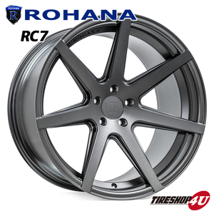 4本セット Rohana ロハナ RC7 20X9.0J X10.0J 5/114.3 グラファイト 選べるタイヤ 265/35R20 他 Ford マスタング Mustang GT Small Brake