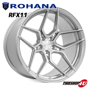 4本セット ロハナ Rohana RFX11 19X8.5 5/112 チタニウム 選べるタイヤ 225/35R19 225/40R19 Benz ベンツ A45 AMG W176 Rotary Forged 軽量