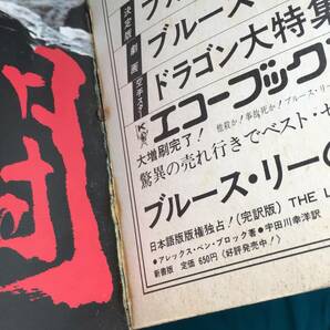 BG894サ●「最後のブルース・リー ドラゴンへの道」 ヤングアイドルナウ臨時増刊号 昭和49年 Bruce Lee 李小龍の画像6