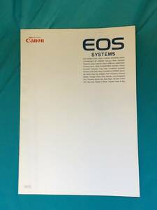 BH361sa*Canon Canon EOS SYSTEMS EOS series system z catalog 1992 year 12 month camera EF lens /TS-E lens 