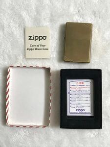 ZIPPO ジッポー　ジッポ　オイルライター　1937レプリカ replica 2005年製　ソリッドブラス　solid brass 金色　ゴールド　中古品