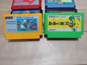 ファミコンソフト「スーパーマリオブラザーズ」「ヨッシーのたまご」