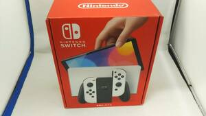 未使用品 Nintendo Switch(有機ELモデル) Joy-Con(L)/(R) ホワイト(HEGSKAAAA)