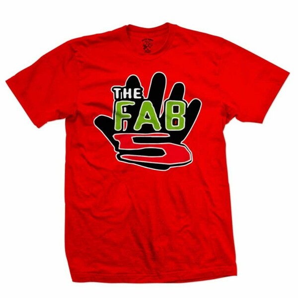 FAB 5 Retro Tシャツ 赤 L BOOT CAMP CLIK 