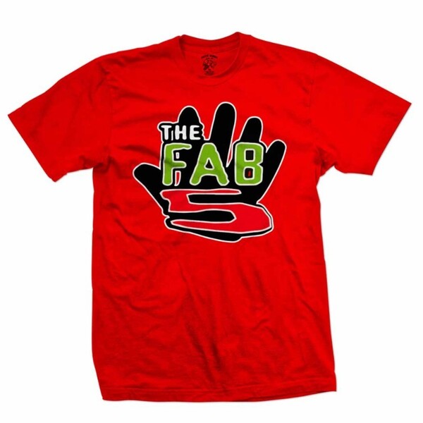 HIPHOP RAP-T FAB 5 Retro Tシャツ 赤 L BOOT CAMP CLIK ブーキャン