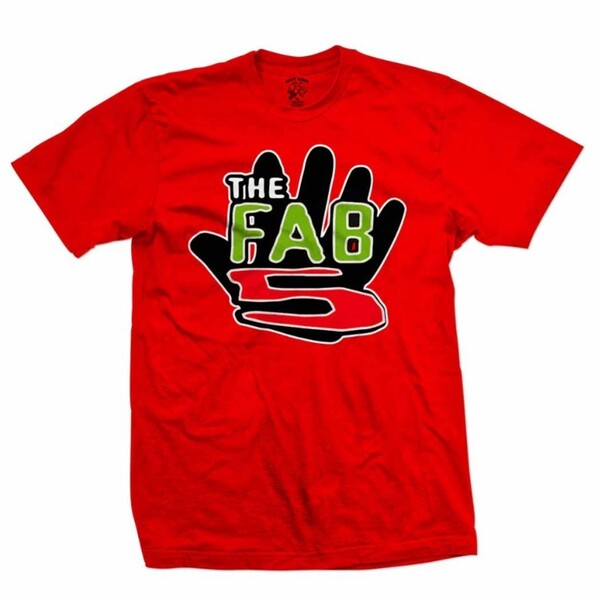 FAB 5 Retro Tシャツ 赤 L BOOT CAMP CLIK 