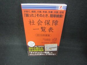 社会保障一覧表2016年度版/CCT