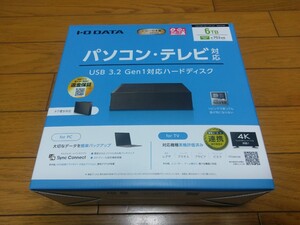 【保証あり・新品・納品書付】I-O DATA 外付けHDDハードディスク HDCX-UTL6K ★6TB アイ・オー・データ機器。