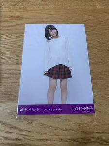 乃木坂46　北野日奈子 Calender　2014　ヒキ 生写真　webshop限定　オフィシャルカレンダー